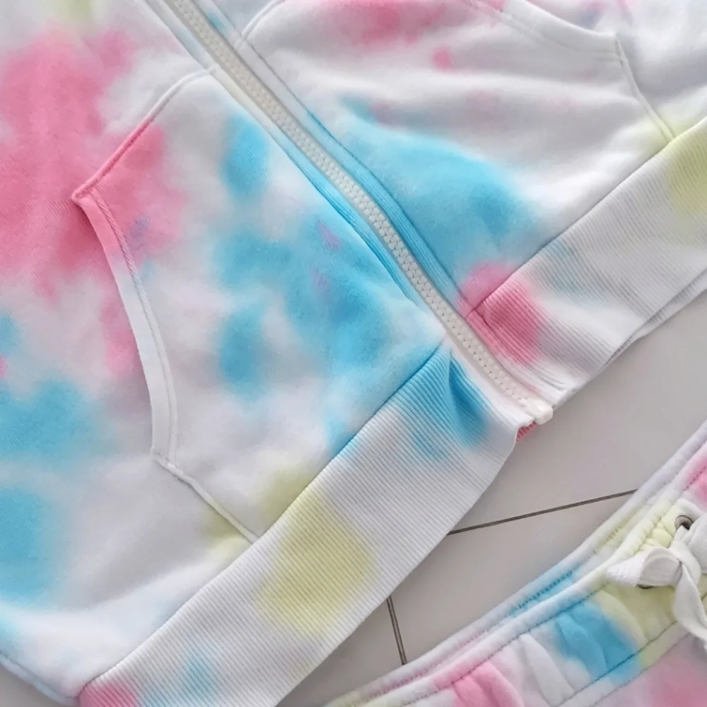 Girl's Tie Dye Loungewear Set - Picture 4 of 6